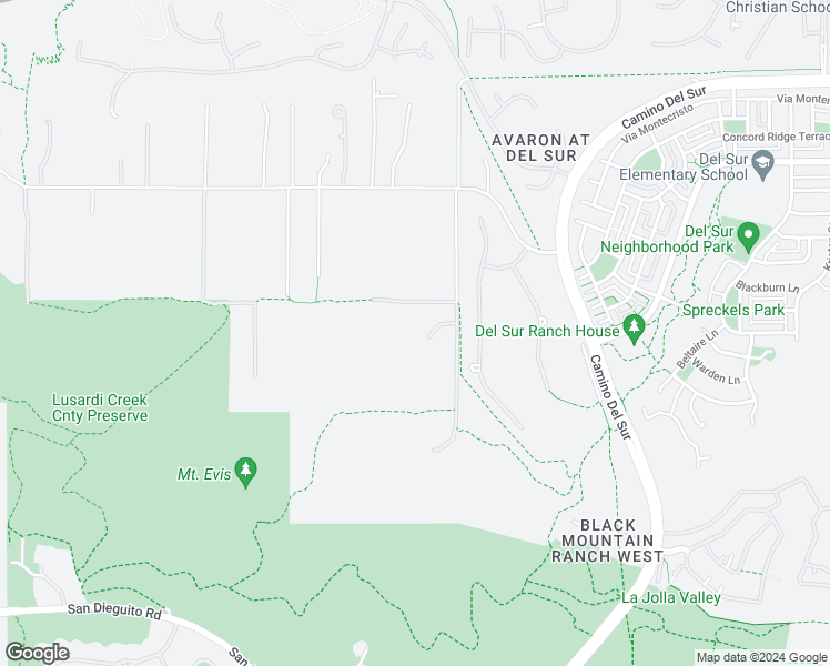 map of restaurants, bars, coffee shops, grocery stores, and more near 8224 Fortuna Santa Fe Road in San Diego