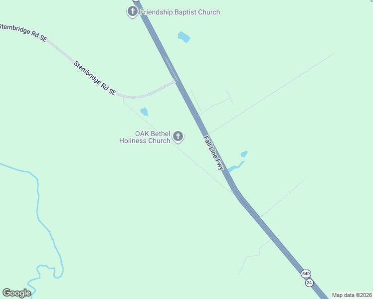 map of restaurants, bars, coffee shops, grocery stores, and more near 870 Stembridge Road Southeast in Milledgeville
