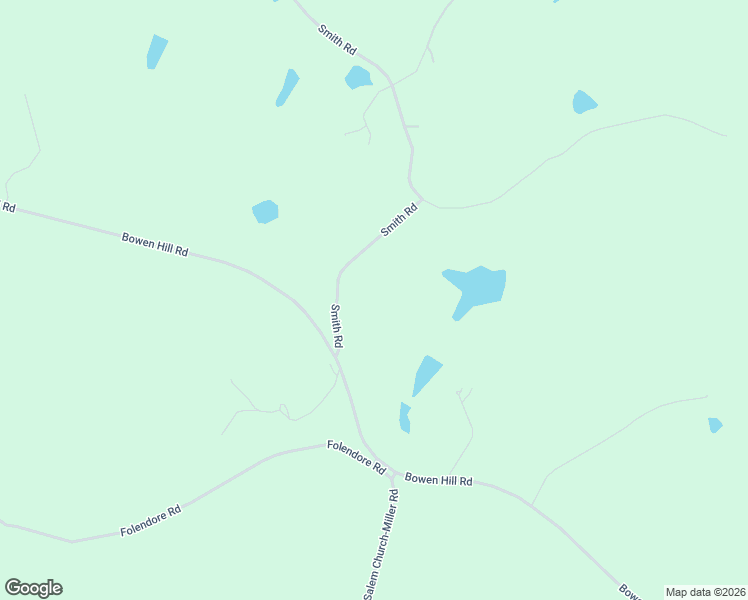 map of restaurants, bars, coffee shops, grocery stores, and more near 465 Smith Road in Haddock