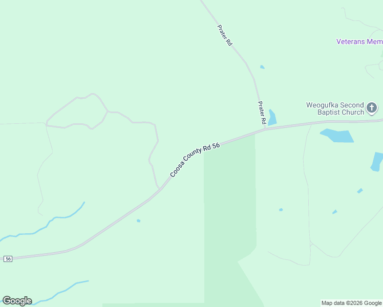 map of restaurants, bars, coffee shops, grocery stores, and more near Coosa County Road 56 in Coosa County