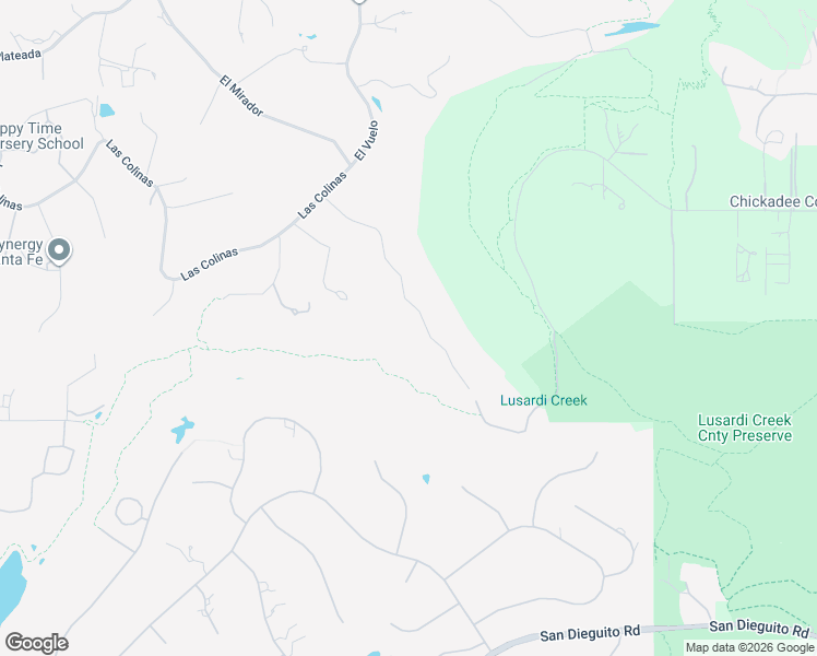 map of restaurants, bars, coffee shops, grocery stores, and more near 16612 Zumaque Street in Rancho Santa Fe