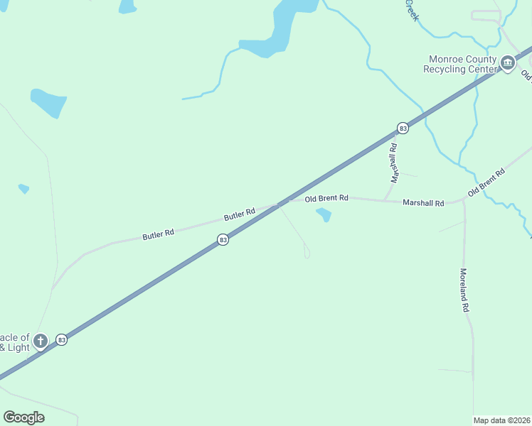 map of restaurants, bars, coffee shops, grocery stores, and more near 558 Hwy 83 in Forsyth