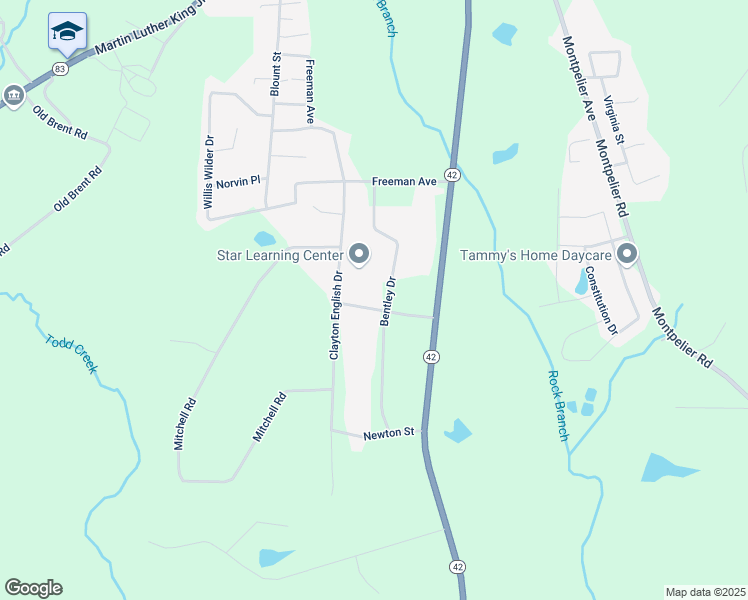 map of restaurants, bars, coffee shops, grocery stores, and more near 153 Bentley Drive in Forsyth