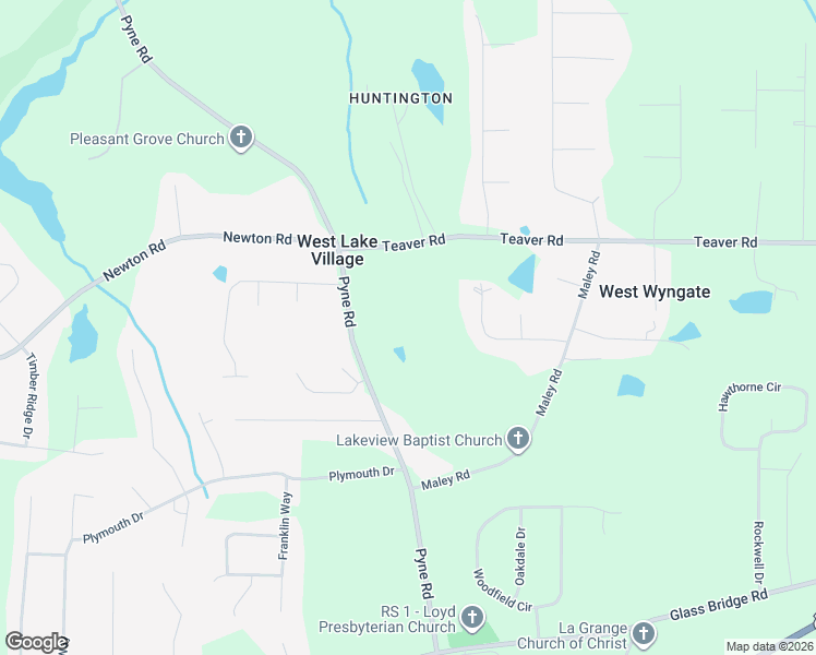 map of restaurants, bars, coffee shops, grocery stores, and more near 793 Pyne Road in LaGrange