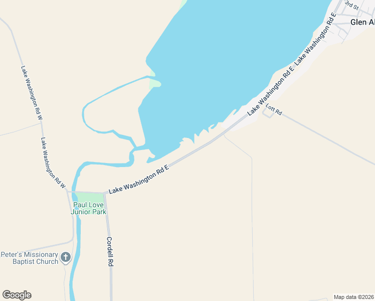 map of restaurants, bars, coffee shops, grocery stores, and more near 331 Eastside Lake Washington Road in Glen Allan