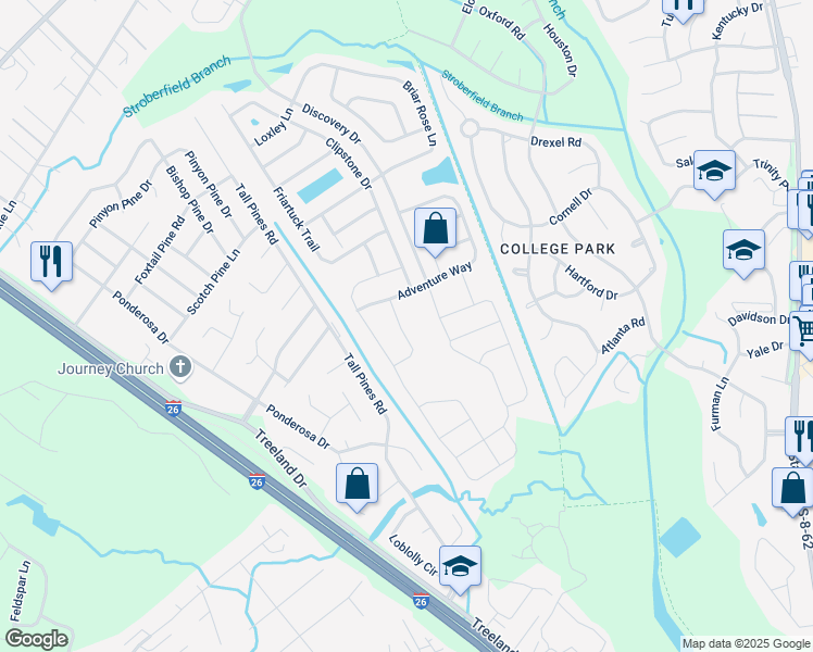 map of restaurants, bars, coffee shops, grocery stores, and more near 1508 SanBorll Landing Drive in Ladson