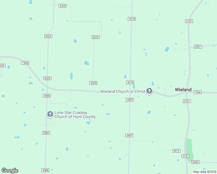 map of restaurants, bars, coffee shops, grocery stores, and more near 1316 Farm to Market 1564 in Quinlan
