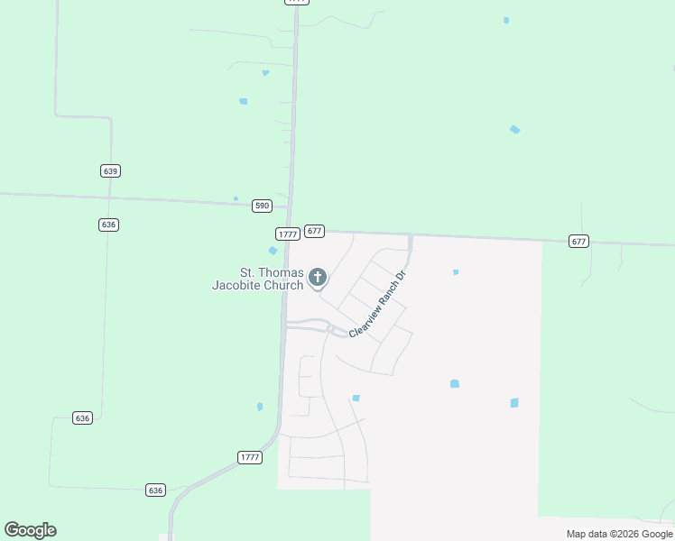 map of restaurants, bars, coffee shops, grocery stores, and more near 3621 Farm to Market Road 1777 in Royse City
