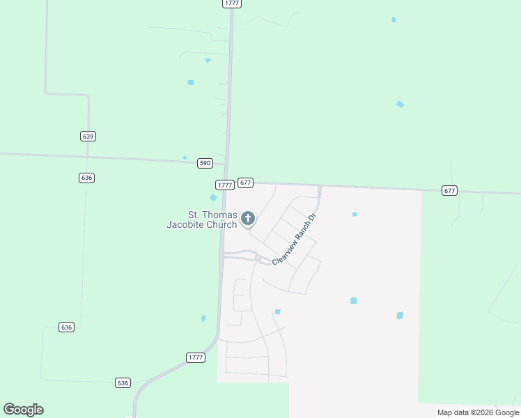 map of restaurants, bars, coffee shops, grocery stores, and more near 3621 Farm to Market Road 1777 in Royse City