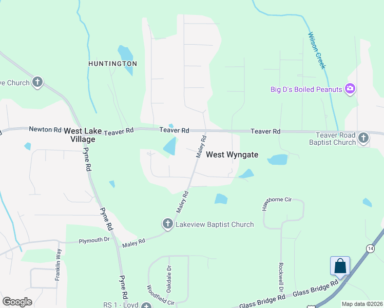 map of restaurants, bars, coffee shops, grocery stores, and more near 44 Maley Road in LaGrange