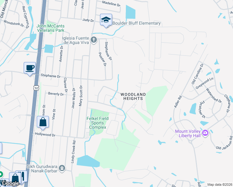 map of restaurants, bars, coffee shops, grocery stores, and more near 333 Water Oak Drive in Goose Creek