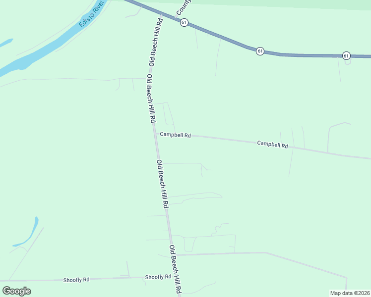 map of restaurants, bars, coffee shops, grocery stores, and more near 683 Campbell Road in Ridgeville