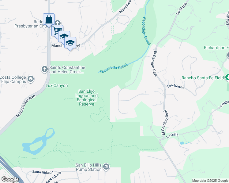 map of restaurants, bars, coffee shops, grocery stores, and more near 4036 Stonebridge Lane in Rancho Santa Fe