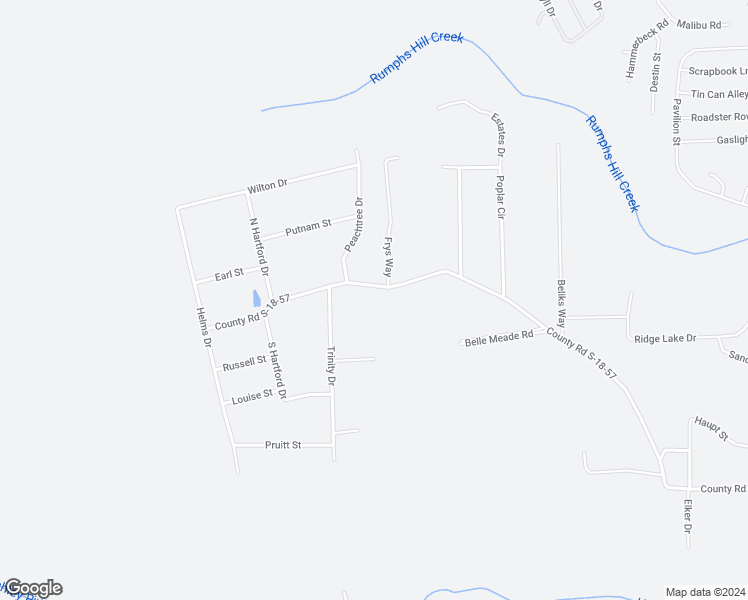 map of restaurants, bars, coffee shops, grocery stores, and more near 501 County Road S-18-57 in Summerville