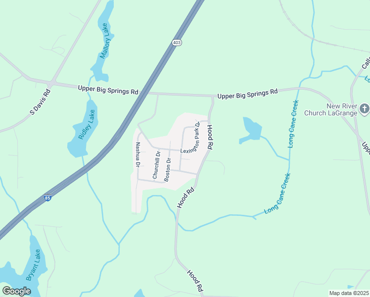 map of restaurants, bars, coffee shops, grocery stores, and more near 301 Preakness Drive in LaGrange