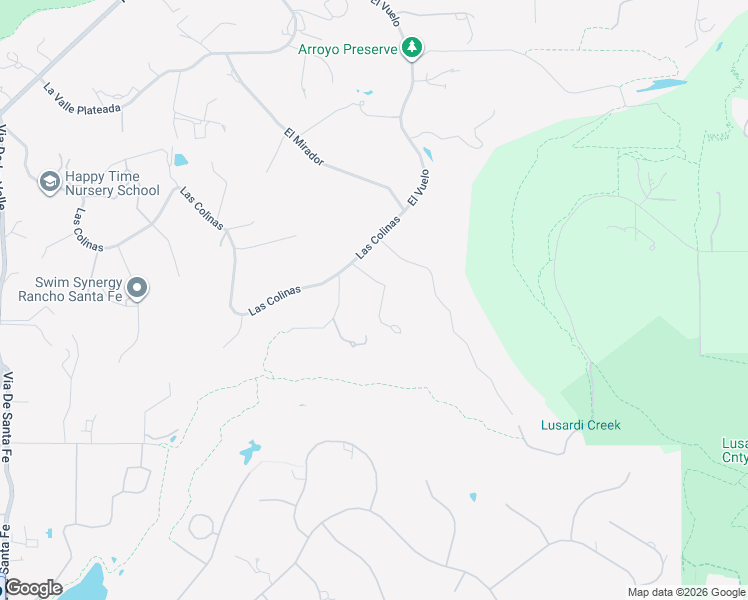 map of restaurants, bars, coffee shops, grocery stores, and more near 7031 Las Colinas in Rancho Santa Fe