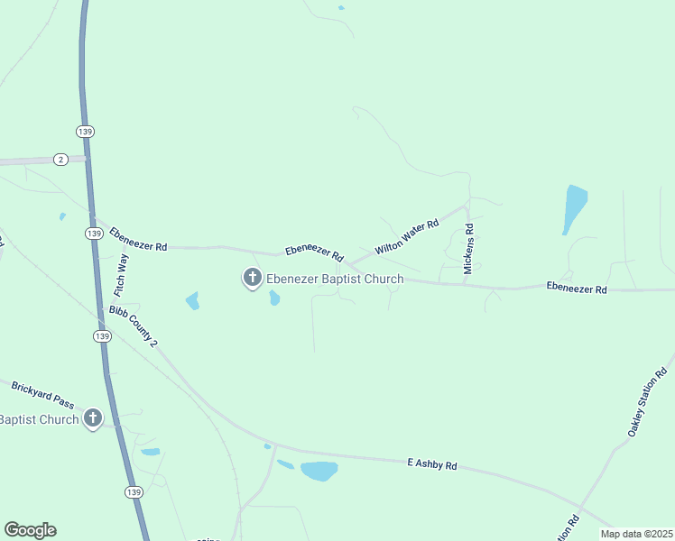 map of restaurants, bars, coffee shops, grocery stores, and more near Brierfield Forest Drive in Bibb County