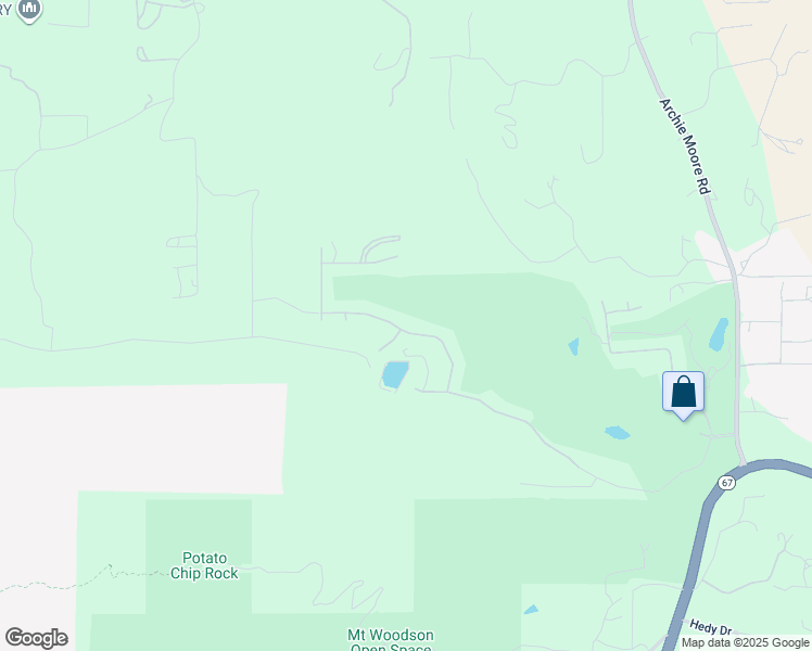 map of restaurants, bars, coffee shops, grocery stores, and more near 17002 Obsidian Drive in Ramona