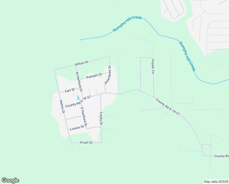 map of restaurants, bars, coffee shops, grocery stores, and more near 501 County Road S-18-57 in Summerville