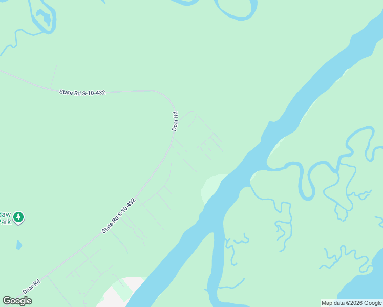 map of restaurants, bars, coffee shops, grocery stores, and more near 8119 Doar Road in Awendaw