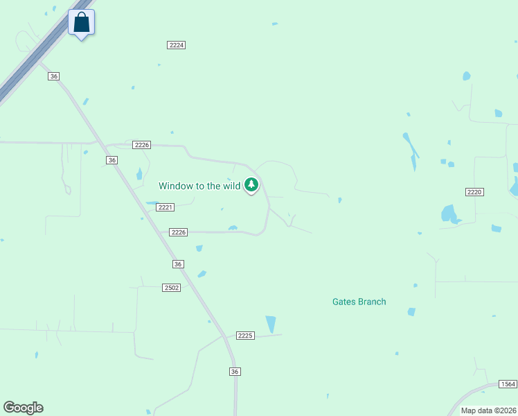 map of restaurants, bars, coffee shops, grocery stores, and more near 2704 County Road 2226 in Caddo Mills