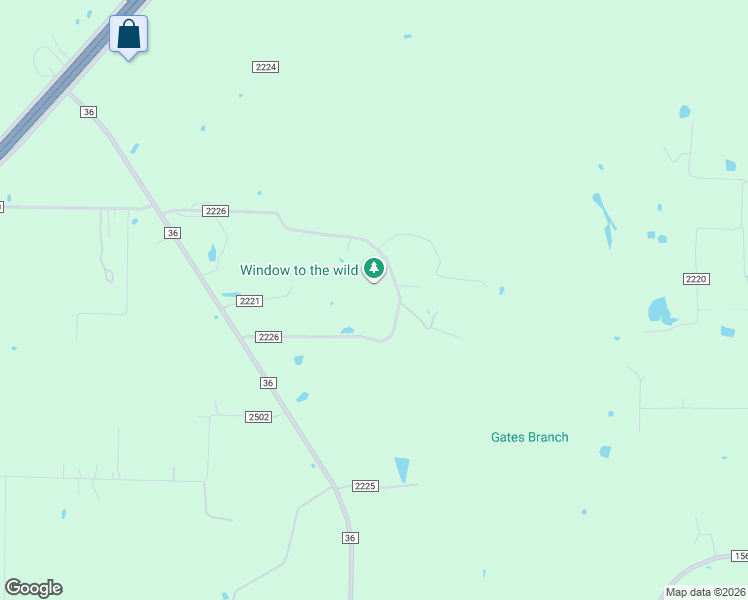 map of restaurants, bars, coffee shops, grocery stores, and more near 2704 County Road 2226 in Caddo Mills