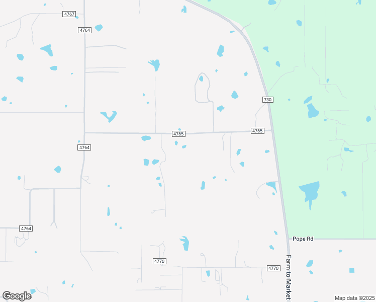 map of restaurants, bars, coffee shops, grocery stores, and more near 107 Private Road 4764 in Boyd