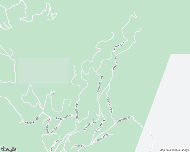 map of restaurants, bars, coffee shops, grocery stores, and more near 5717 Acorn Patch Road in Julian