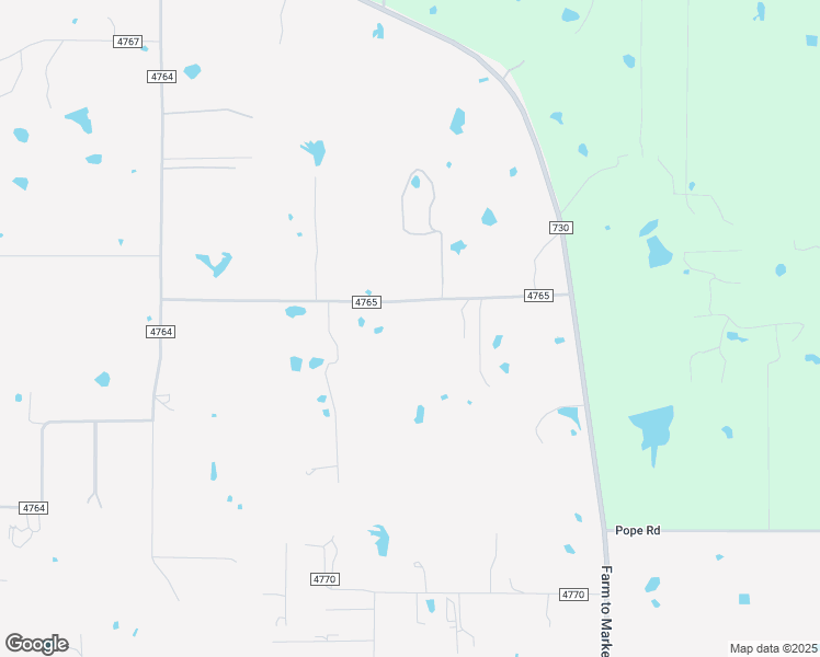 map of restaurants, bars, coffee shops, grocery stores, and more near 107 Private Road 4764 in Boyd
