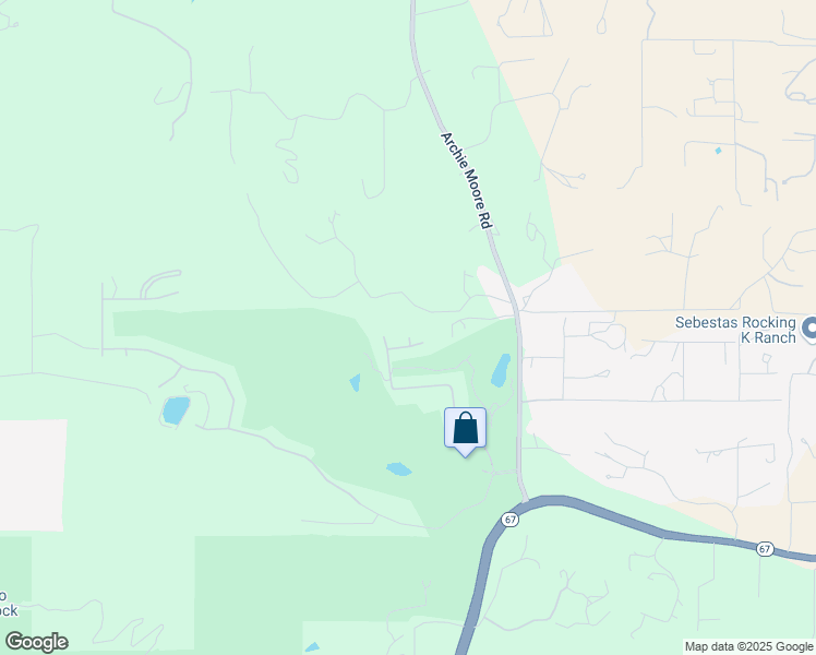 map of restaurants, bars, coffee shops, grocery stores, and more near 16697 Feldspar Court in Ramona