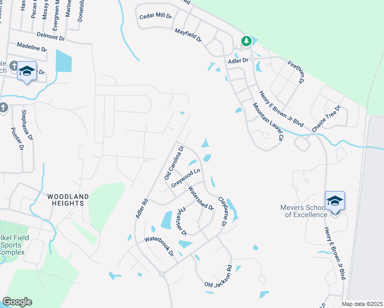 map of restaurants, bars, coffee shops, grocery stores, and more near 333 Clayburne Drive in Goose Creek