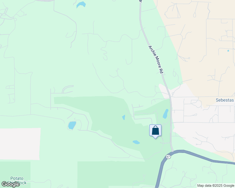 map of restaurants, bars, coffee shops, grocery stores, and more near 17164 Salt Mine Road in Ramona