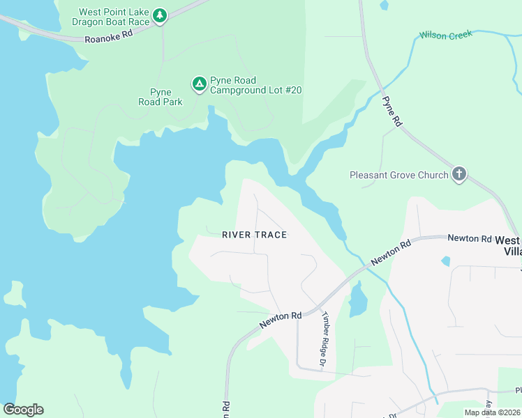 map of restaurants, bars, coffee shops, grocery stores, and more near 225 River Point Drive in LaGrange