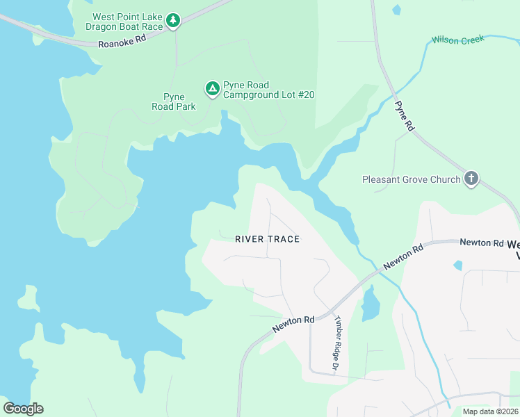 map of restaurants, bars, coffee shops, grocery stores, and more near 225 River Point Drive in LaGrange