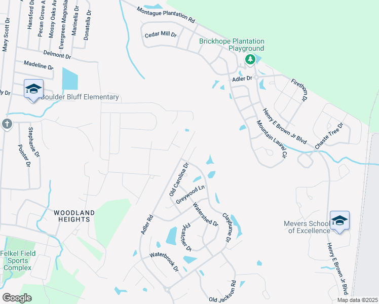map of restaurants, bars, coffee shops, grocery stores, and more near 251 Old Carolina Drive in Goose Creek