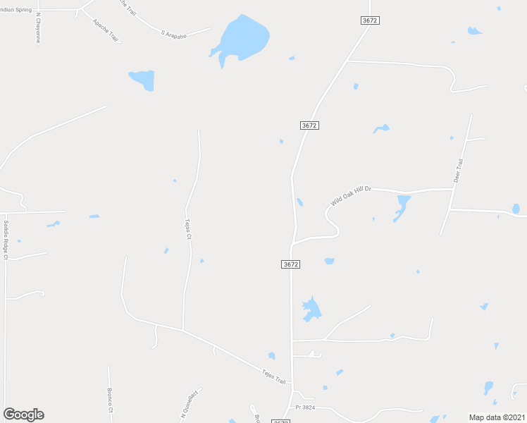 map of restaurants, bars, coffee shops, grocery stores, and more near 383 County Road 3672 in Springtown