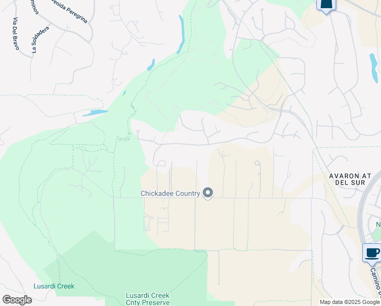 map of restaurants, bars, coffee shops, grocery stores, and more near Artesian Road in San Diego