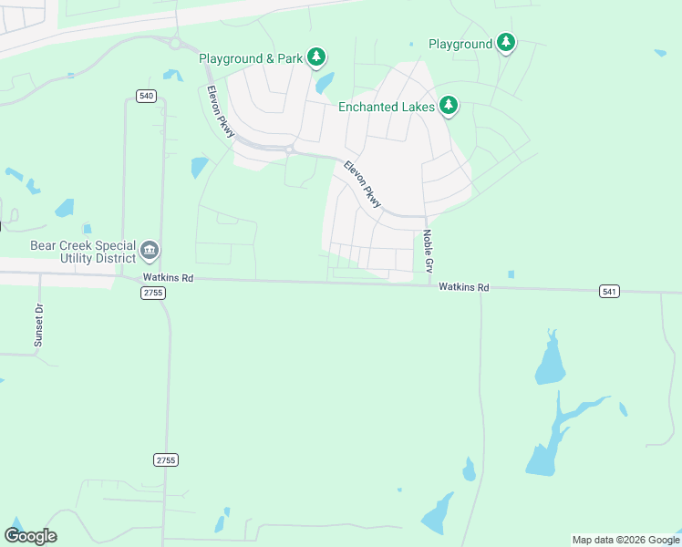 map of restaurants, bars, coffee shops, grocery stores, and more near 16900-17646 Watkins Road in Nevada