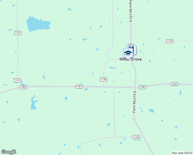 map of restaurants, bars, coffee shops, grocery stores, and more near 15184 West Fm 1567 in Cumby