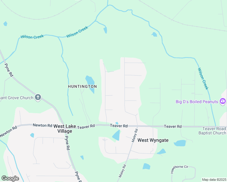 map of restaurants, bars, coffee shops, grocery stores, and more near 203 Blackberry Court in LaGrange