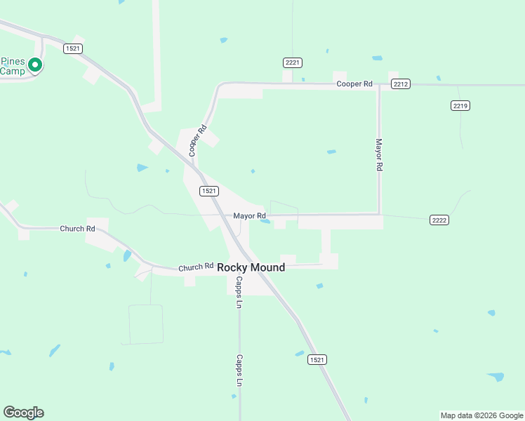 map of restaurants, bars, coffee shops, grocery stores, and more near 148 County Road 2222 in Pittsburg