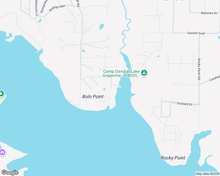 map of restaurants, bars, coffee shops, grocery stores, and more near 2607 Lake Ridge Road in Flower Mound
