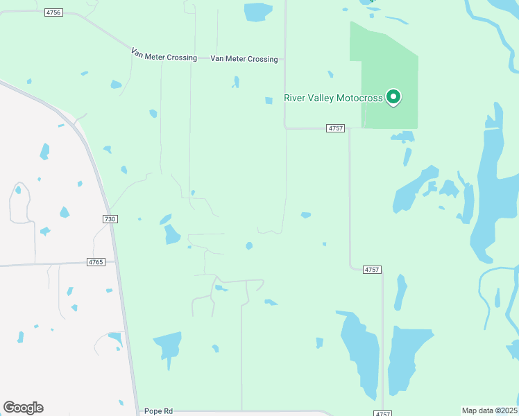 map of restaurants, bars, coffee shops, grocery stores, and more near 159 Private Road 4751 in Boyd