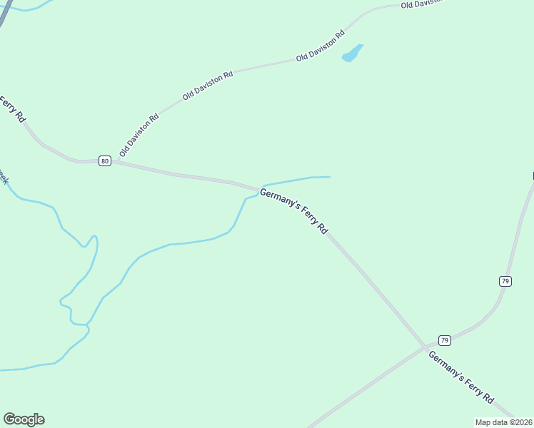 map of restaurants, bars, coffee shops, grocery stores, and more near 5890 Germany's Ferry Road in Daviston