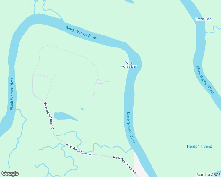 map of restaurants, bars, coffee shops, grocery stores, and more near 13583 Riverbend Road in Moundville