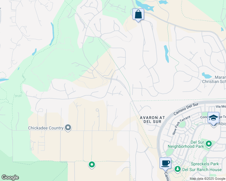 map of restaurants, bars, coffee shops, grocery stores, and more near Kathryn Crosby Court in San Diego