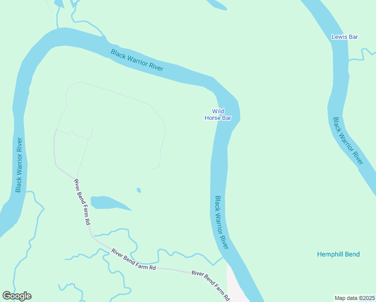 map of restaurants, bars, coffee shops, grocery stores, and more near 13593 Riverbend Road in Moundville
