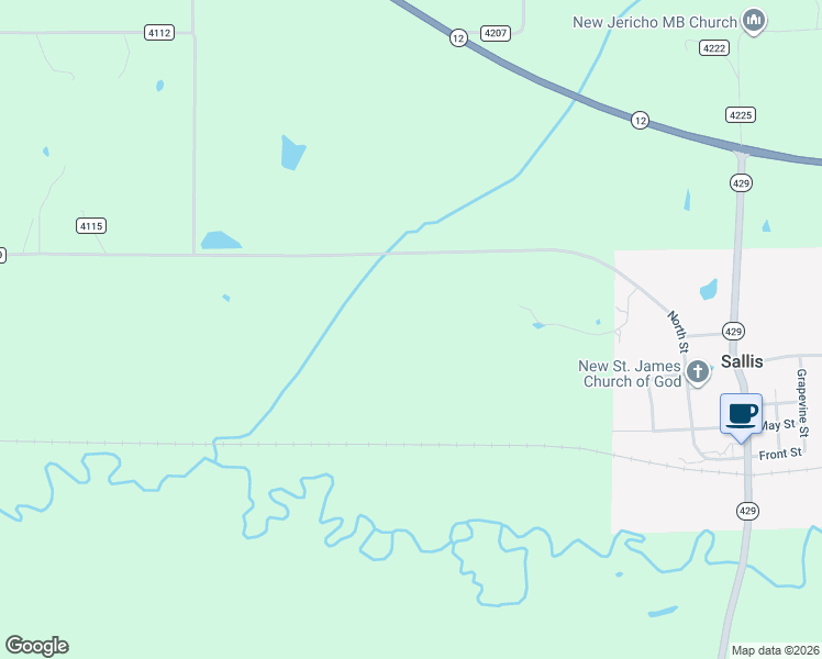 map of restaurants, bars, coffee shops, grocery stores, and more near in Sallis