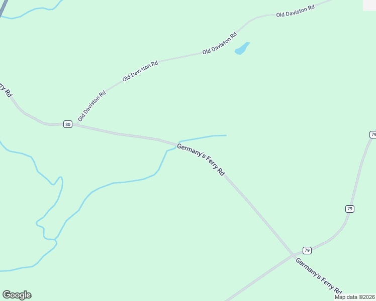 map of restaurants, bars, coffee shops, grocery stores, and more near 5890 Germany's Ferry Road in Daviston