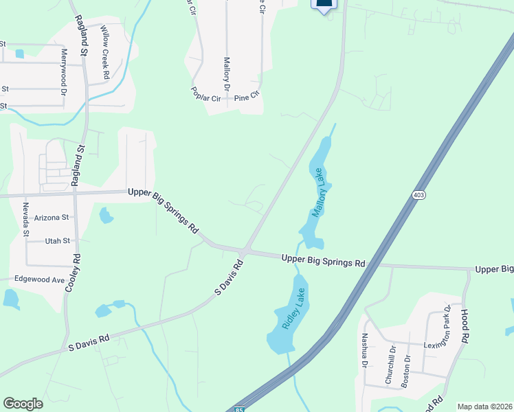 map of restaurants, bars, coffee shops, grocery stores, and more near 1300-1456 South Davis Road in LaGrange